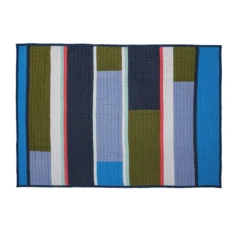Pavilion pläd, Blue-multicolour, 140x200 cm