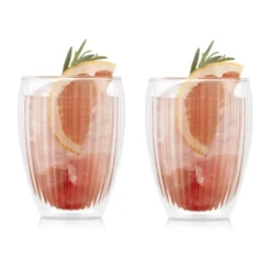 Pavina dubbelväggigt glas 32 cl 2-pack, Klar
