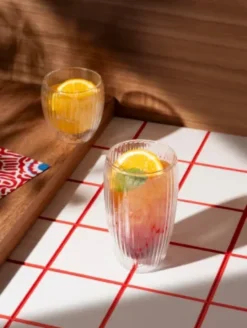Pavina dubbelväggigt glas 45 cl 2-pack, Klar