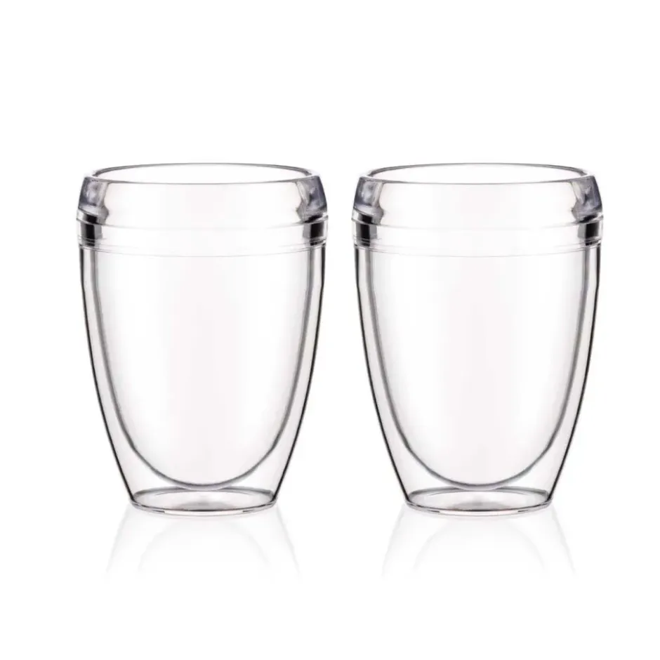 Pavina Outdoor dubbelväggigt plastglas 2-pack, 35 cl