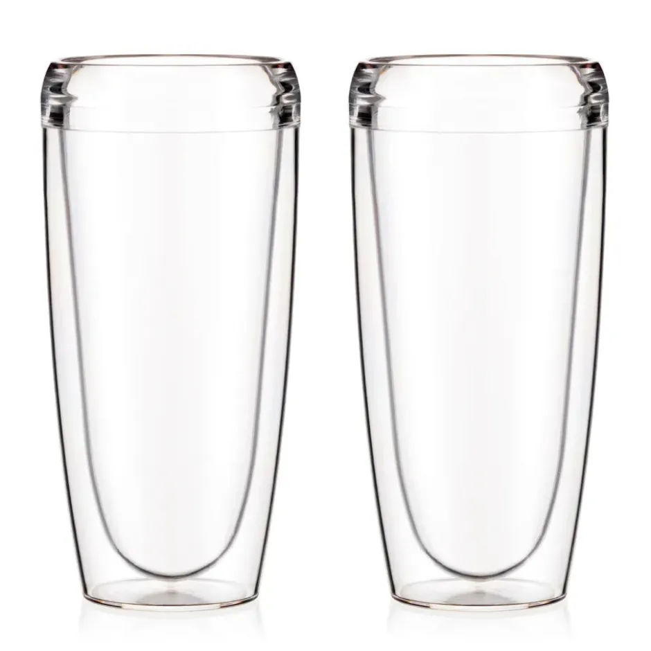 Pavina Outdoor dubbelväggigt plastglas 2-pack, 60 cl
