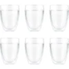 Pavina Outdoor dubbelväggigt plastglas 6-pack, 35 cl