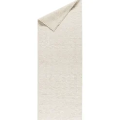 Pebble ullmatta vit, 80x240 cm