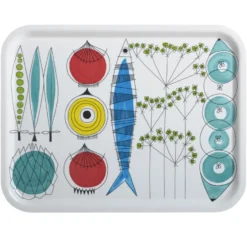 Picknick bricka 33x43 cm, Multi