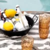 Picknick Juni vattenglas 28 cl 4-pack, Amber