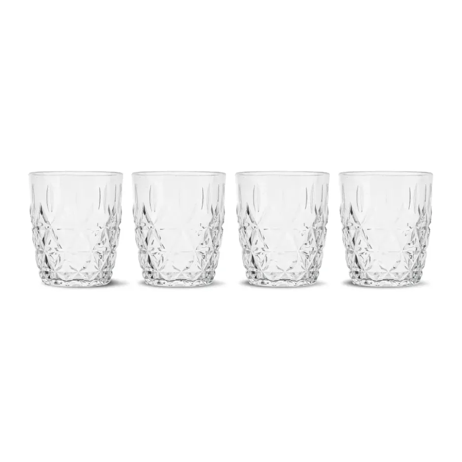 Picknick Juni vattenglas 28 cl 4-pack, Klar