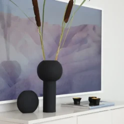 Pillar vas 32 cm, Black
