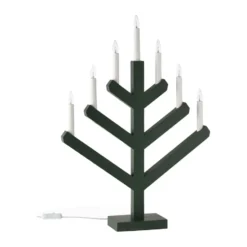 Pine adventsljusstake 62 cm, Grön