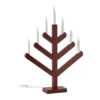 Pine adventsljusstake 62 cm, Röd