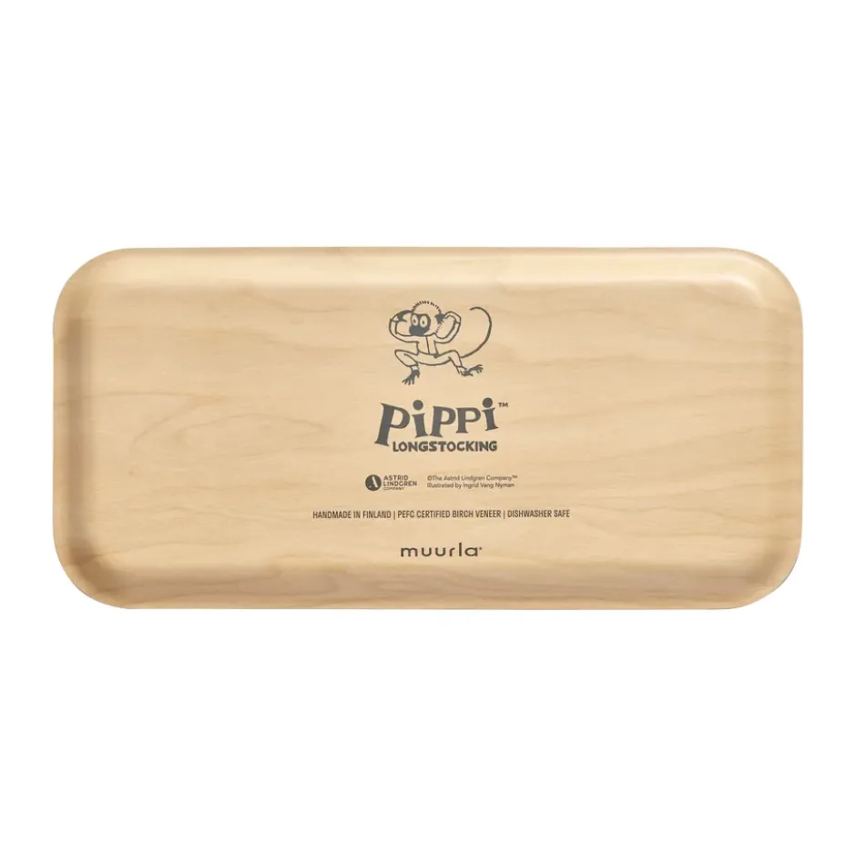 Pippi bricka 13x27 cm, Pippi Longstocking