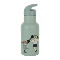 Pippi Cirkus vattenflaska 34 cl, Grön