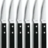 Pizza Noir grillkniv 6-pack, Svart