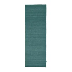 Plain gångmatta, Teal, 80x250 cm