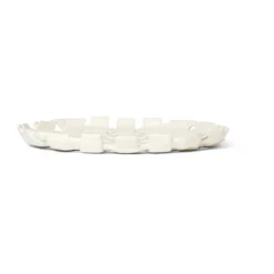 Plait fat Ø30 cm, Off white