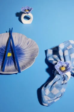 Poppy servettring 2-pack, Blå