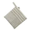 Pricktyg grytlapp 23x23 cm, Natur-taupe