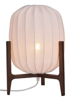 Prisma bordslampa, Dark ash-white