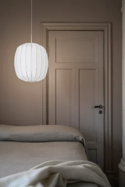 Prisma lampskärm Ø25 cm linne, Natural