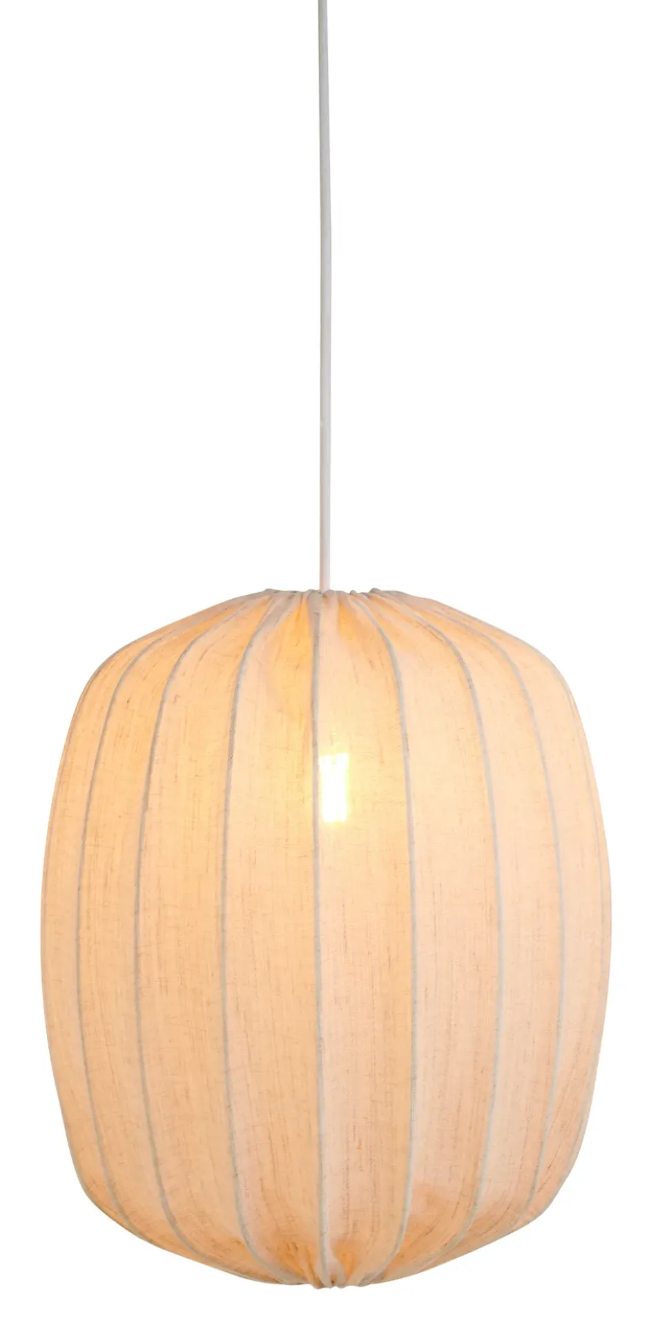 Prisma lampskärm Ø35 cm linne, Natural