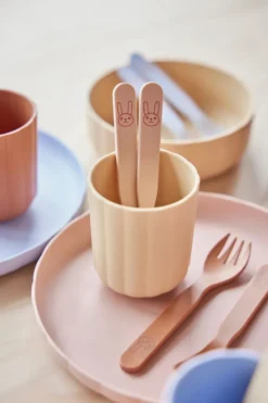 Pullo barnbestickset, Apricot