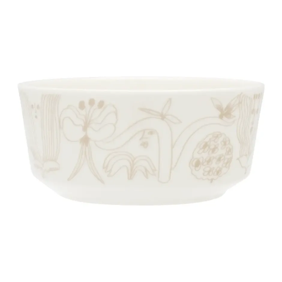 Puutarhurit skål Ø13 cm, Beige