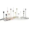 Puzzle ljusstake liten, svart