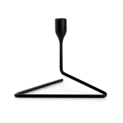 Puzzle ljusstake liten, svart