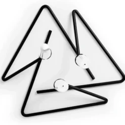 Puzzle ljusstake liten, svart