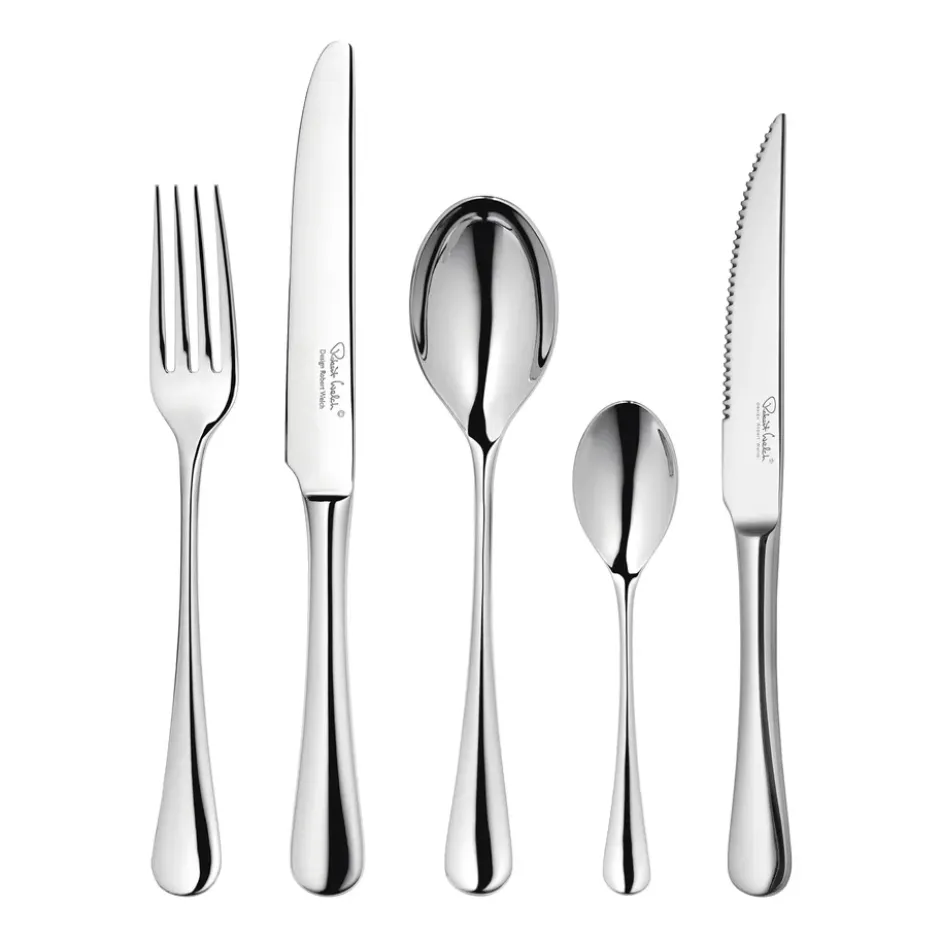 Radford bestickset blank, 24 delar + 6 grillknivar