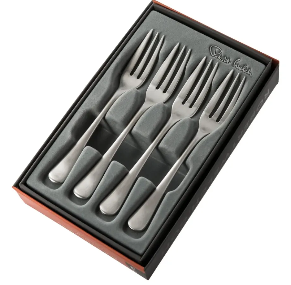 Radford dessertgaffel matt 4-pack, Rostfritt stål