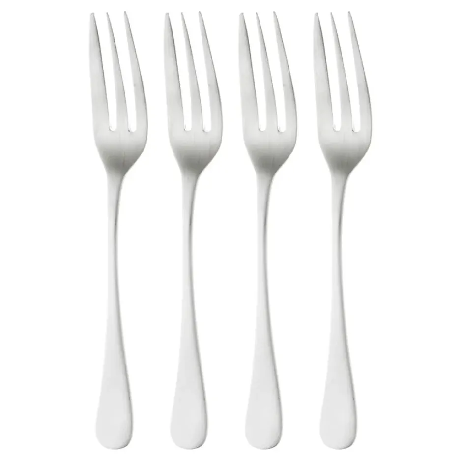 Radford dessertgaffel matt 4-pack, Rostfritt stål