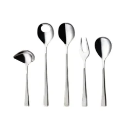 Ramona serveringsset 5 delar, Rostfritt stål