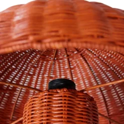 Rattan bordslampa, Coral