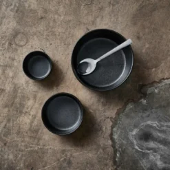 Raw skål 3 delar, Titanium Black
