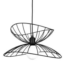 Ray taklampa Ø 45 cm, matt svart
