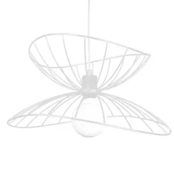 Ray taklampa Ø 45 cm, Vit
