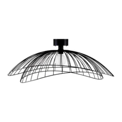 Ray plafond Ø85 cm, Svart