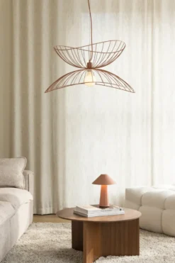 Ray taklampa Ø70 cm, Dimrosa