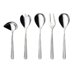 Renessanse serveringsset 5 delar, Rostfritt stål