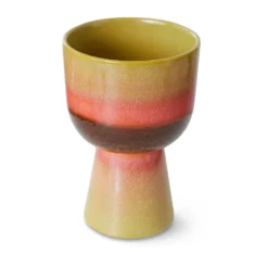 Retro blomkruka Ø16,5 cm, Lime green