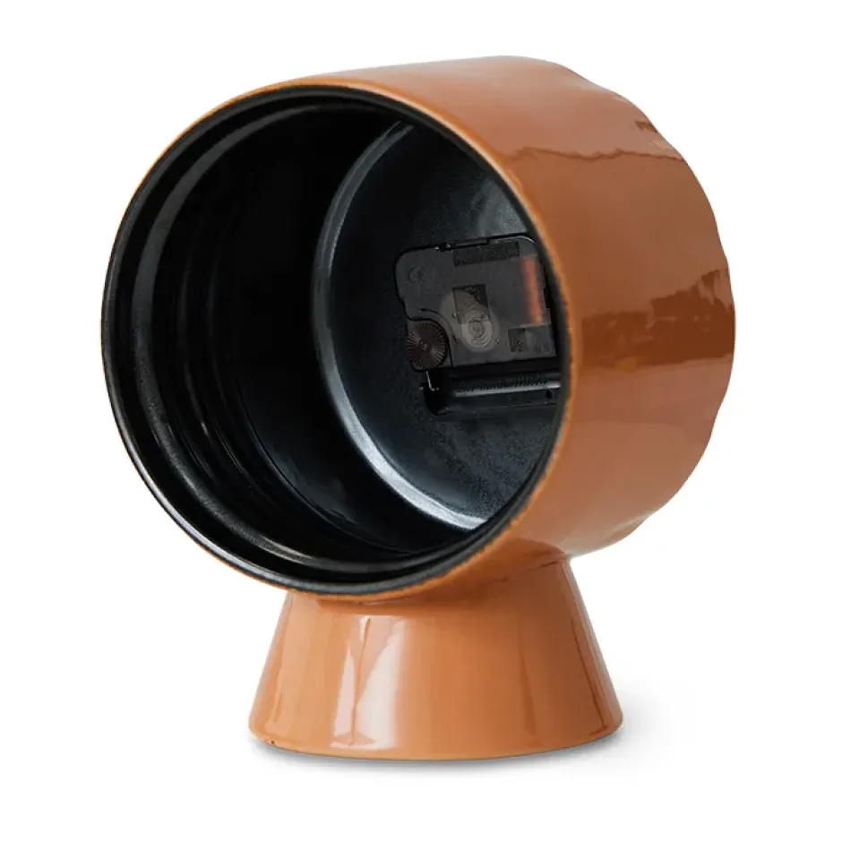 Retro keramikklocka 20,8 cm, Peach