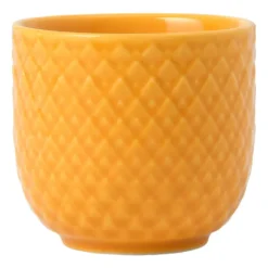 Rhombe äggkopp Ø5 cm, Gul