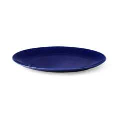 Rhombe serveringsfat ovalt 35x26,5 cm, Mörkblå