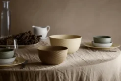 Rhombe serveringsskål Ø17,5 cm, Clay