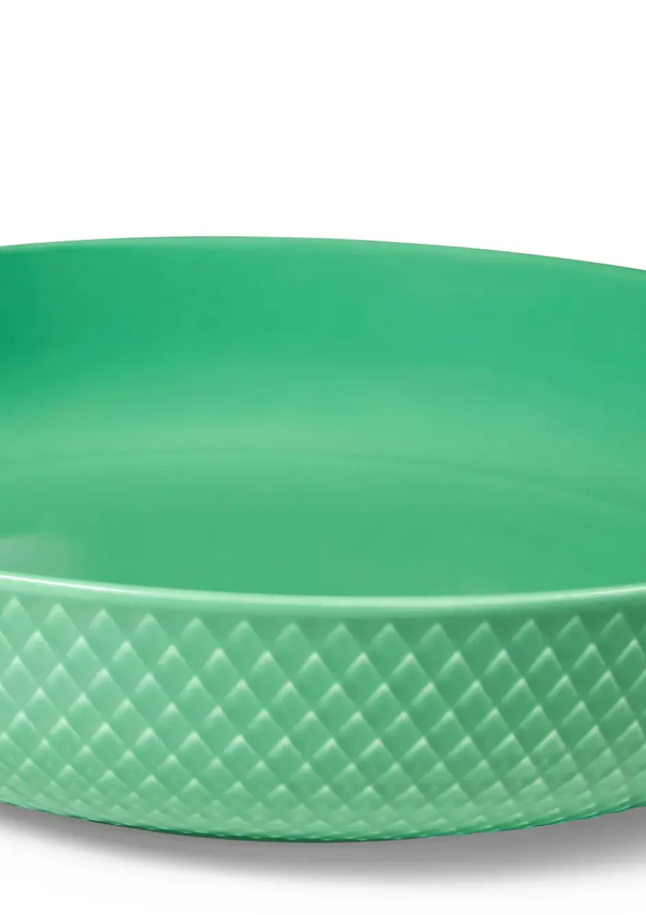 Rhombe Serveringsskål Ø28 cm, Grön