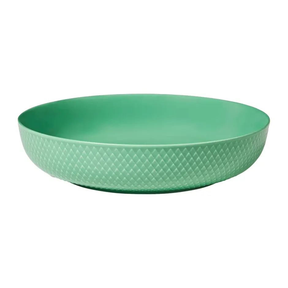 Rhombe Serveringsskål Ø28 cm, Grön