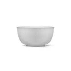 Rhombe serveringsskål Ø17,5 cm, vit