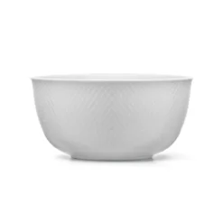 Rhombe serveringsskål Ø22 cm, vit