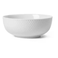 Rhombe skål Ø15,5 cm, Vit