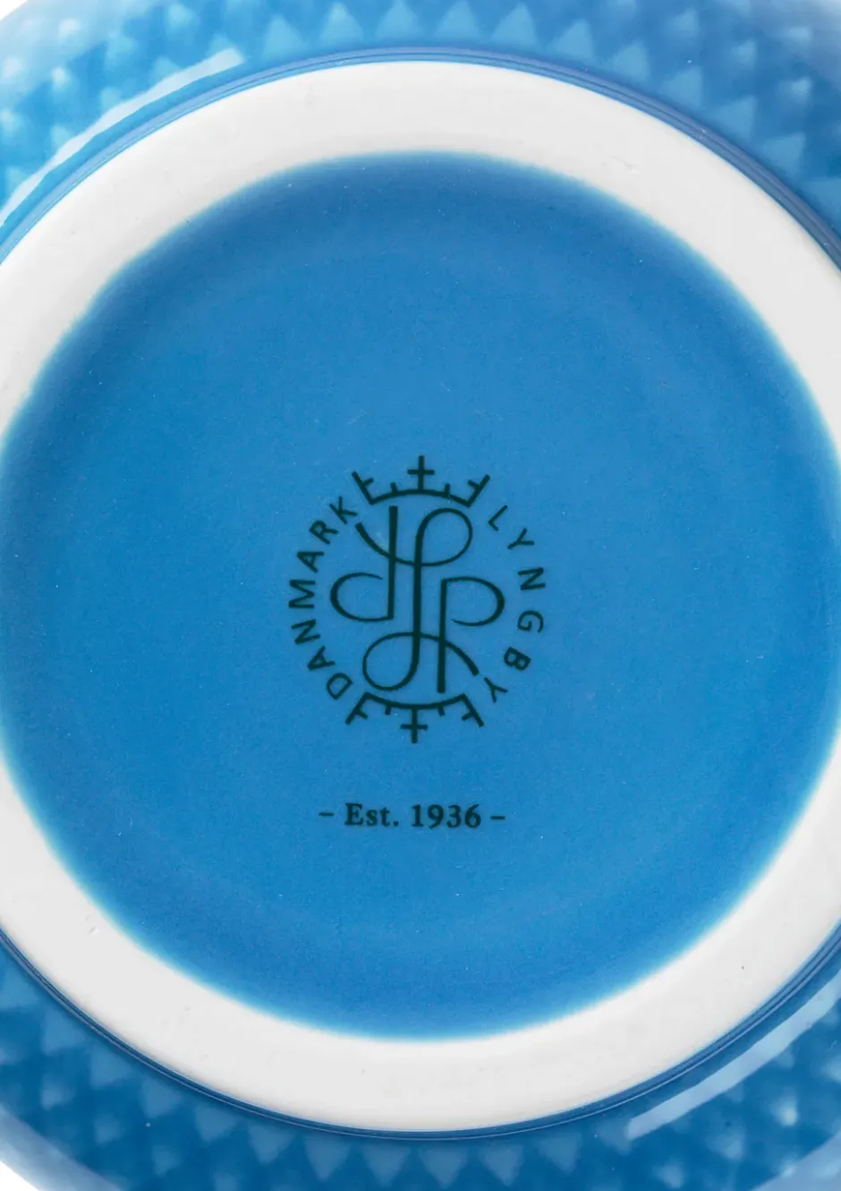 Rhombe vas 20 cm, Blå